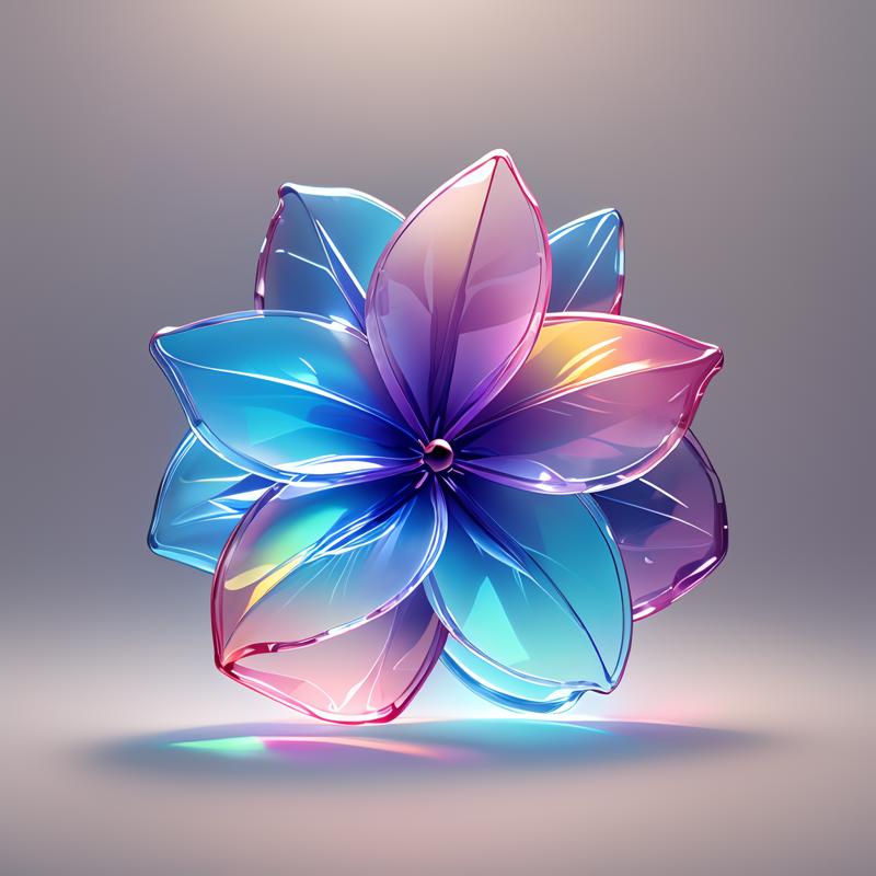 432453-1310253650-xcobject, flower, gradient, still life, transparent, product drawing, full body, solo, no humans, hdr, simple background, ，_lora.png